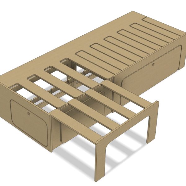 Lit peigne modulable ROOFER